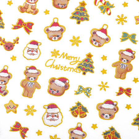 Self-adhesive Christmas nail stickers 3556