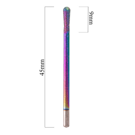 Unicorn rainbow pear diamond bur No. 30