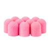 Capuchons pour pédicure 13 mm, gradation 150, 10 pièces, Fabric Podo AlleMed, rose