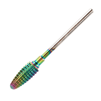 Fraise professionnelle en cobalt-tungstène, modèle arc-en-ciel Flame 1 M 3/32" n° 1