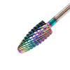 Fraise professionnelle en cobalt-tungstène, modèle arc-en-ciel Flame 2 M 3/32" n° 2