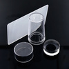 Sello de silicona transparente para placas + rascador + tapón protector