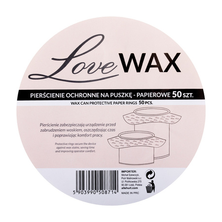 Захисні паперові кільця для баночки LoveWax, 50 шт.