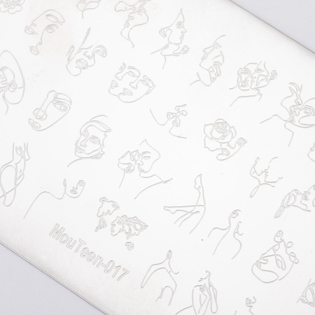 Mouteen Patterned Stamp Plate No. 017