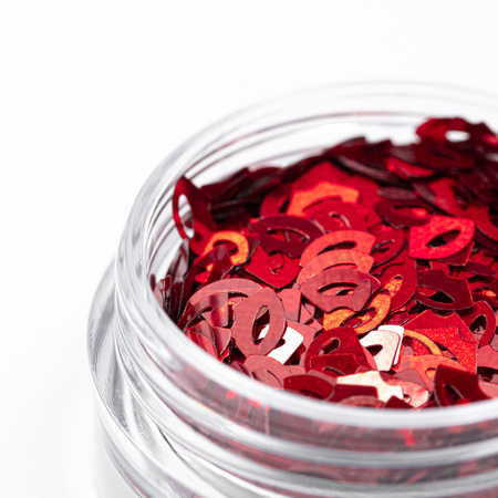 Decorazione per unghie "Labbra rosse" Molly Nails 2 g