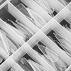 Matrici superiori dual per la ricostruzione delle unghie con graduazione Molly Nails, forma a mandorla classica, 120 pezzi