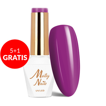 5+1 gratis Molly Nails Hybridlack Fancy Fashion Flowerista HEMA/Di-HEMA-frei 8 g Nr. 333