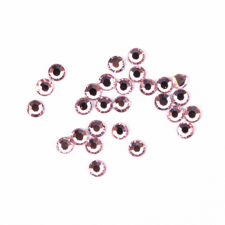SS5 Light rose glass nail rhinestones, approx. 1440 pcs per pack