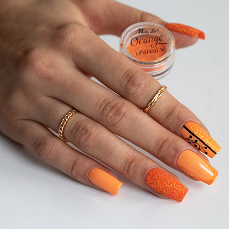 Orange Paradise MollyLac nail powder 1 g No. 1
