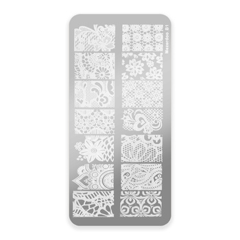 Plate for stamps with Mezerdoo B1 patterns