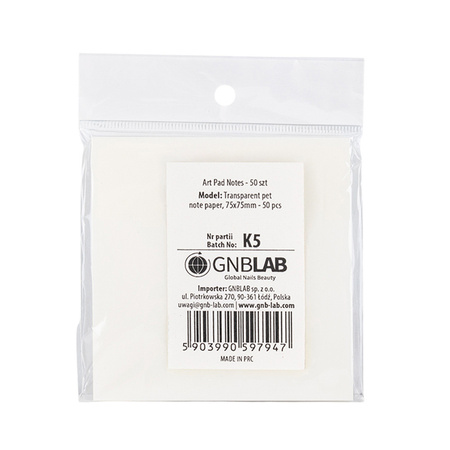 Pad with laminated sheets for mixing colors, 50 sheets