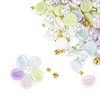 Nageldekorationen: Acrylblumen + Perlen von Molly Nails, Farbmischung, 150 Stück, Nr. 2