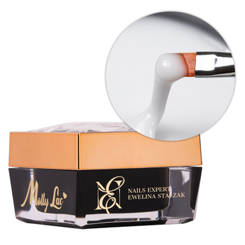 Gel costruttore autolivellante color latte LED/UV Freeze Easy MollyLac di Ewelina Staszak, senza HEMA/Di-HEMA, 50 g