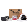 Frezarka do paznokci 68W Molly Nails do manicure pedicure biało-złota M15 45 000 obrotów