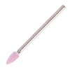 Petite fraise ovale en pierre rose n° 8