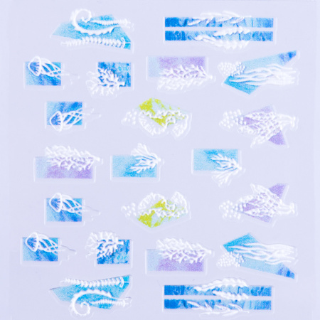 5D Self-Adhesive 3D Acrylic Sea-Themed Jewelry Stickers No. 88