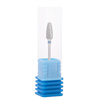 Carbide burr, cone, round, blue, medium