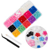 Box with floral decorations BKHZ-015
