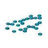 Zirconios de cristal para uñas SS10 Blue Zircon, aprox. 50 unidades.