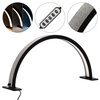 Lampa kosmetyczna LED łuk 25W biurkowa bezcieniowa czarna z cyrkoniami rozmiar S HQ-55D