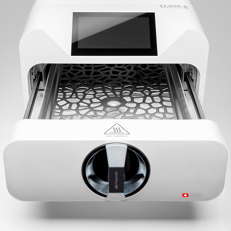 Autoclave Enbio S LED Light + Filtro per l'acqua GRATIS + Scheda tecnica + Certificato di sicurezza GRATIS, bianco