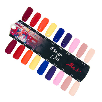 MollyLac Pin-up Girl gloss and matte template, 9 colors
