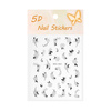 Autocollants pour ongles 5D à fleurs MO-503