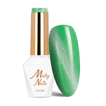 Molly Nails Neon Flashy Cat Eye HEMA Free Hybrid Nail Polish 8g No. 177