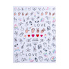 Thin self-adhesive Valentine's Day nail stickers CA-258