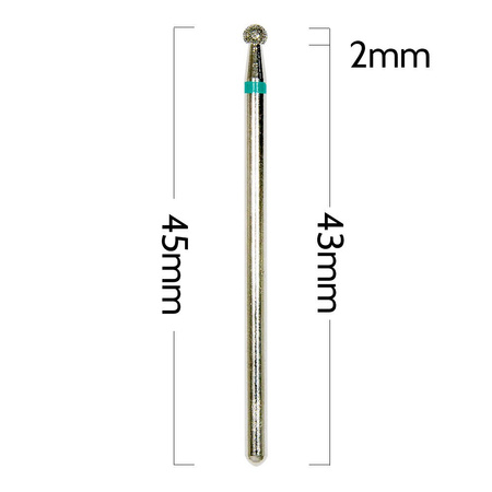 Fresa diamantada 2,5 mini ball