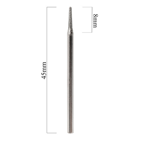 Fresa diamantata per cuticole resistente L0207D C