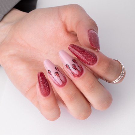 Vernis hybride MollyLac Thermo Flashing Lights Strangelove 10 g n° 691