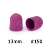 Capuchons pour pédicure 13 mm, gradation 150, 10 pièces, Fabric Podo AlleMed, violet