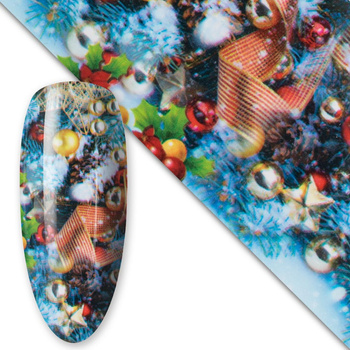 Christmas transfer foil 100 cm No. 12