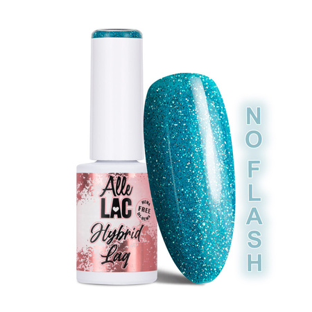 LED/UV-Gel-Nagellack Blues Flash Glitter Blue von AlleLac, HEMA/Di-HEMA-frei, 6 g