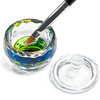 Petit pot en verre avec couvercle pour e-liquide, nettoyant pour henné n° 1