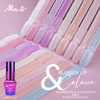 Base de caucho Rubber Base 2 en 1 Up&Colour; MollyLac Tender Rose sin HEMA ni Di-HEMA, 10 g, n.º 7