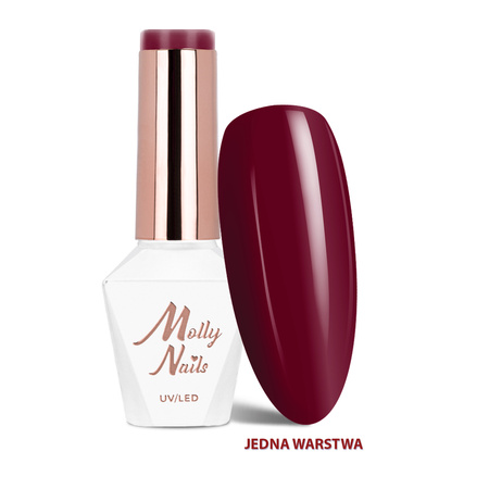 LED/UV-Hybridlack „Gel Polish The Trend Edit“ Nr. 302 „Cherry Bomb“ von MollyNails, HEMA/Di-HEMA-frei, 8 g