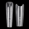 Moldes dobles tipo sándwich para la construcción de uñas «Sandwich dual forms» en estuche W555 de Molly Nails, 240 unidades
