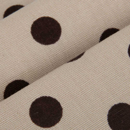 Reusable cotton face mask with interlining, Polka Dots, 1 piece
