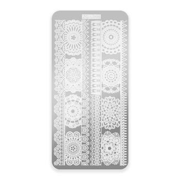Plate for stamps with patterns ZG-L006