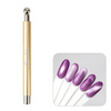 Imán magnetizador para «ojo de gato» (cat eye) de doble cara con bola de Molly Nails, dorado