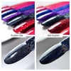 Esmalte híbrido Molly Nails Duo Flashing Lights Devil’s Night sin HEMA ni Di-HEMA, 8 g, n.º 604