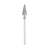 Fraise en carbure conique en forme de sapin pour enlever la matière, taille F, Large Cone ST 3/32, fine
