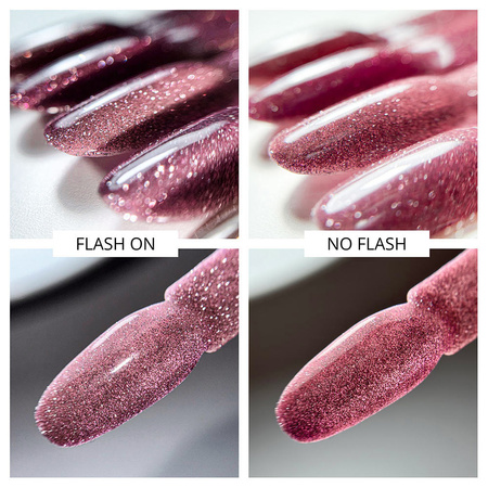 Lakier hybrydowy Molly Nails Flashing Lights Oh, so glow! HEMA/Di-HEMA Free 8g Nr 562