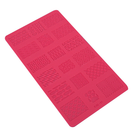 Silicone molds for Powder Gel decorations (model 1)