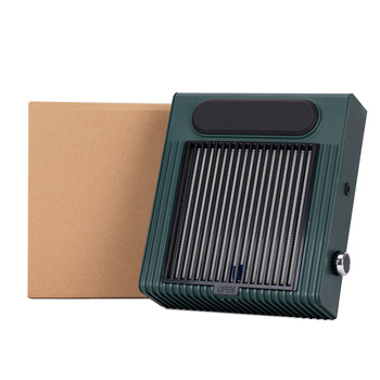 No Name 80W Cassette-Style Dust Collector, 1-Fan, Green, Model 858-1