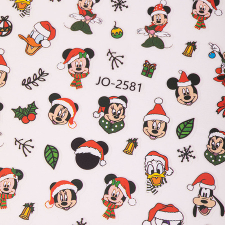 JO-2581 Self-Adhesive Christmas Nail Stickers