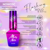 Esmalte híbrido Molly Nails Flashing Holo in Bottle, 8 g