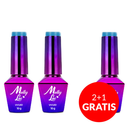 2 + 1 gratuit - Vernis hybride Molly Lac « Women in Paradise The Atlantic Ocean » 10 g, n° 76